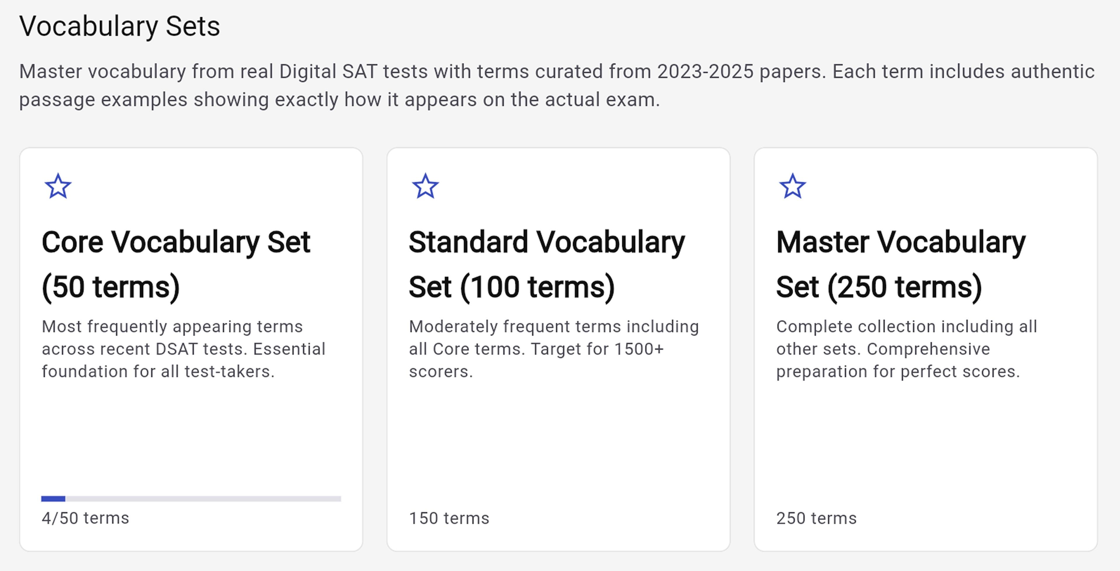 JanusPrep Vocabulary App Screenshot