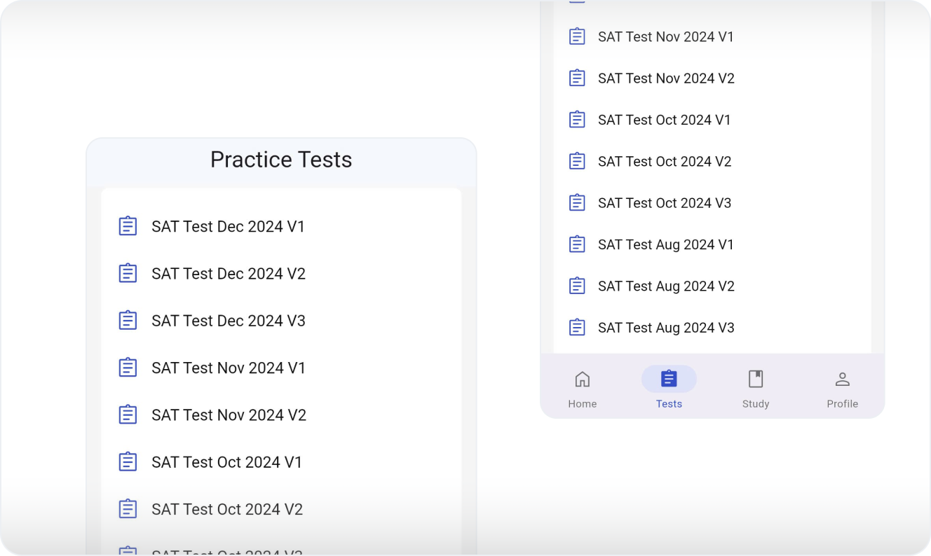80+ Past DSAT papers & answers